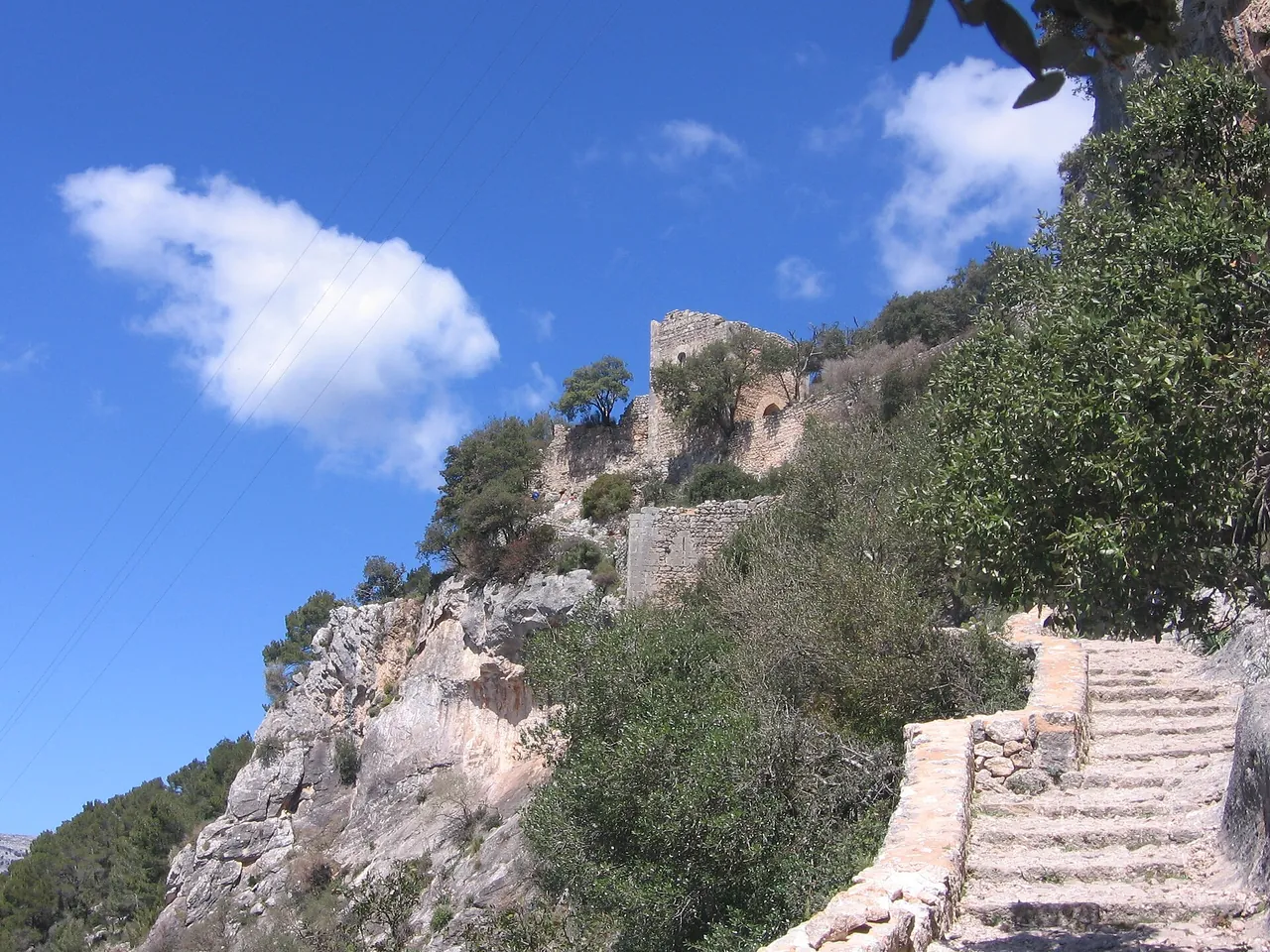 Castell d'Alaró (wejście z Orient), zdjęcie